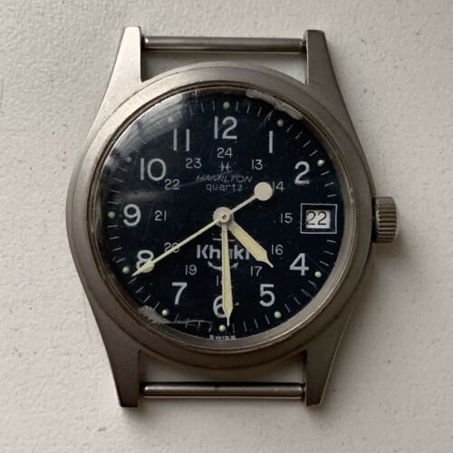 Vintage Hamilton Khaki ref 9365 Quartz watch with anchor mark