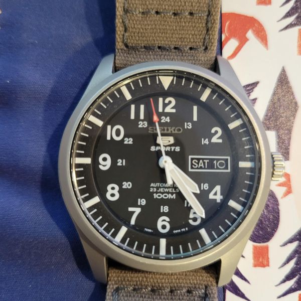 WTS] Seiko 5 Sports 7S36-03J0 with Barton Watch Band and Sapphire Crystal |  WatchCharts