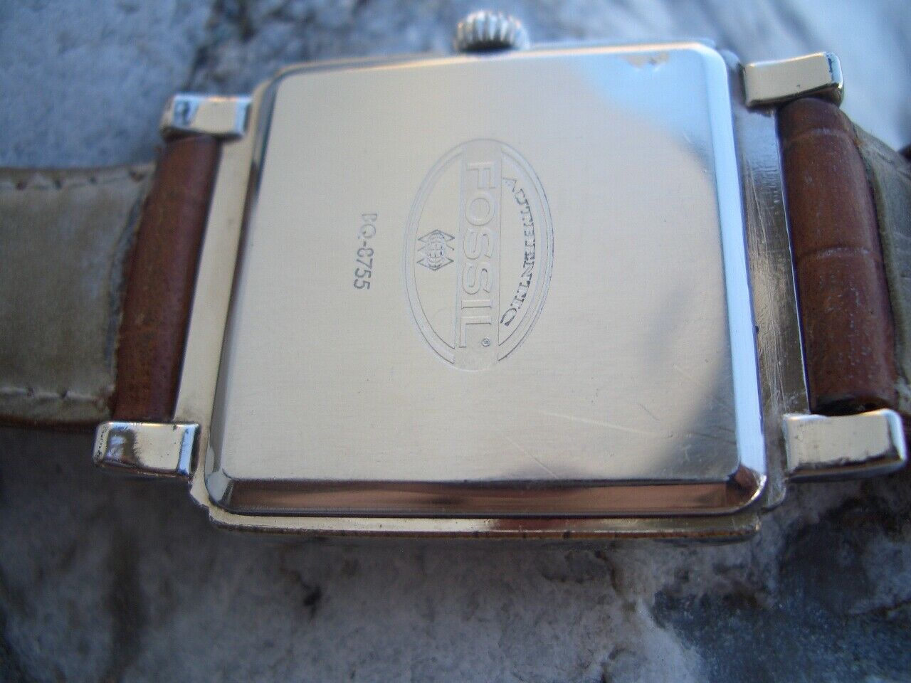 Fossil Classic bq-8755 Rectangular Ribbon Bicolor  display picture 1