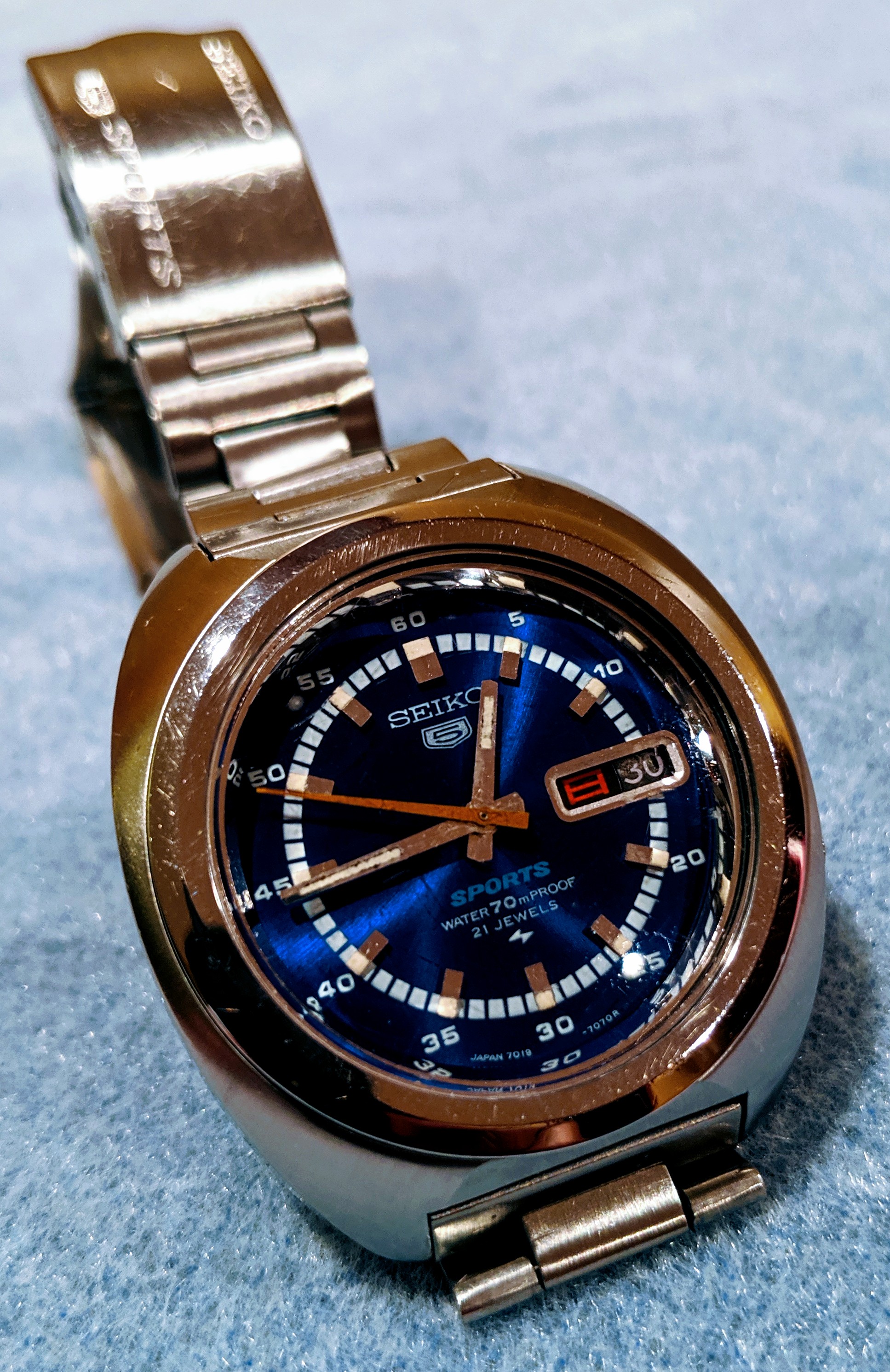 SEIKO 5 SPORTS 7019-7050 21石VINTAGEメンズ - beaconparenting.ie