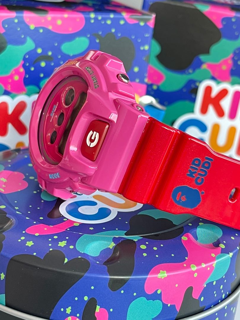 RARE LIMITED EDITION A BATHING APE ( BAPE ) x G-SHOCK X KID CUDI