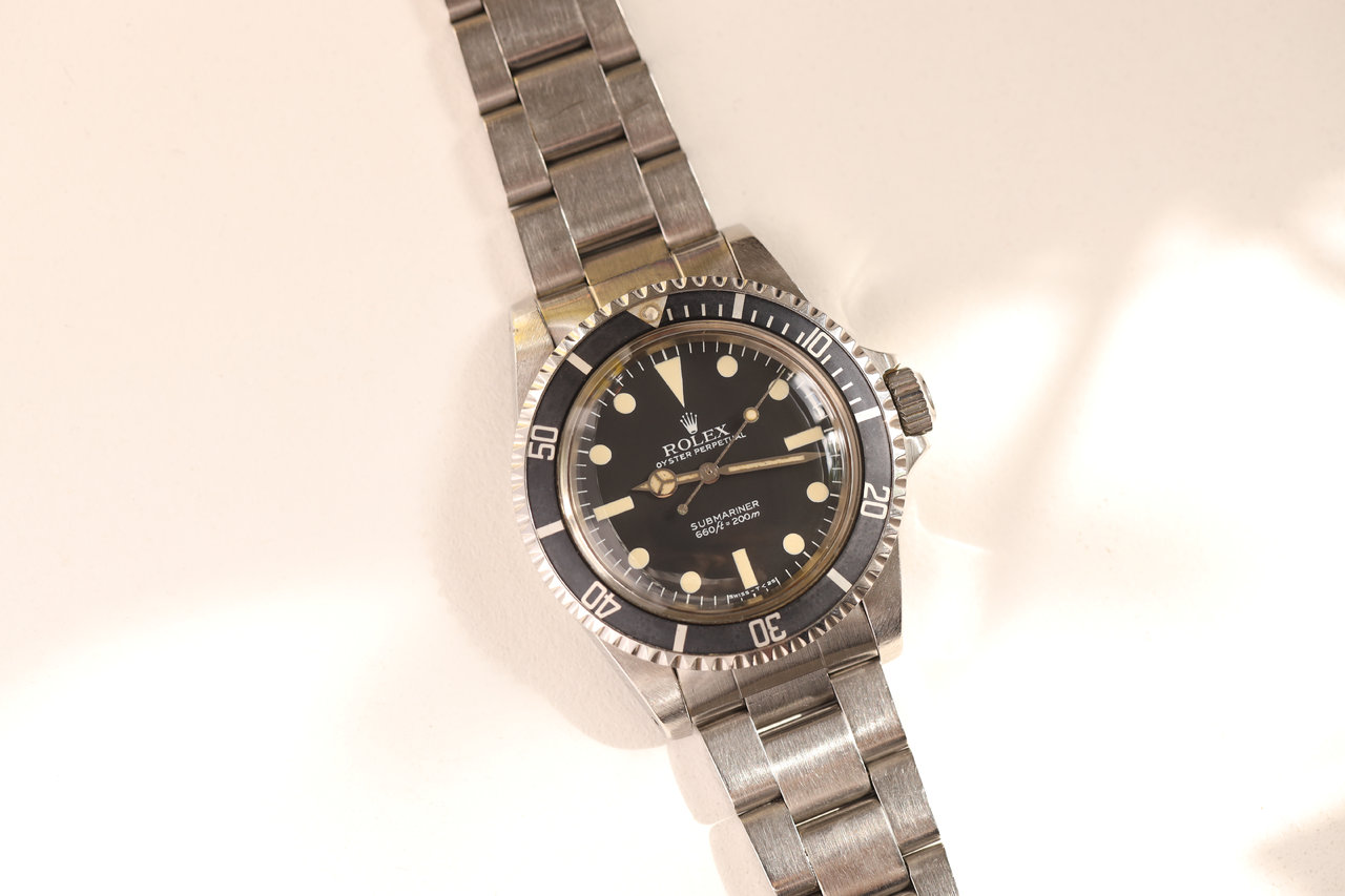 FS 1982 UNPOLISHED Rolex Submariner 5513 MK5 MAXI DIAL VIBRANT