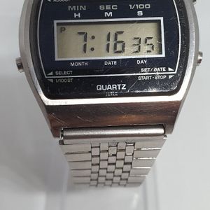 CASIO 60QS-20 1970's RARE VINTAGE DIGITAL MEN'S JAPAN WATCH