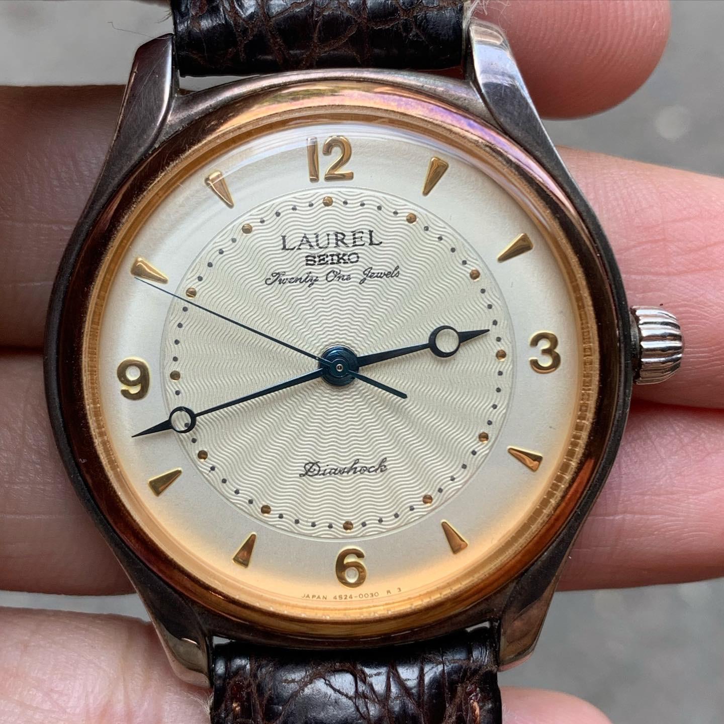 WTS] Seiko Laurel - ref 4s24 0030 - Case SV925, 18Kt gold Benzel