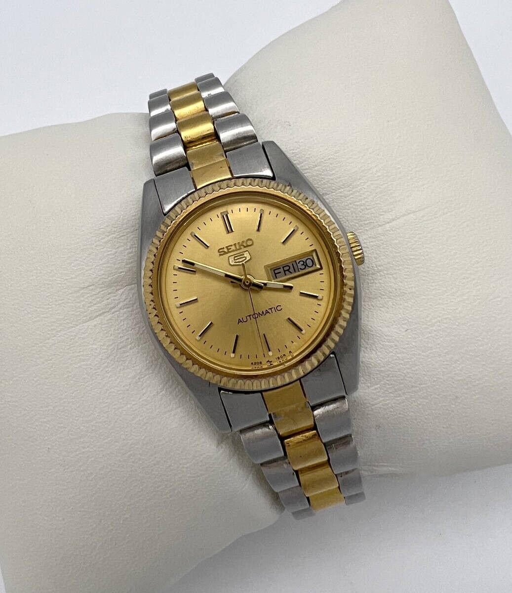 SEIKO 5 Datejust Automatic 4206-0510 White Dial Day-Date