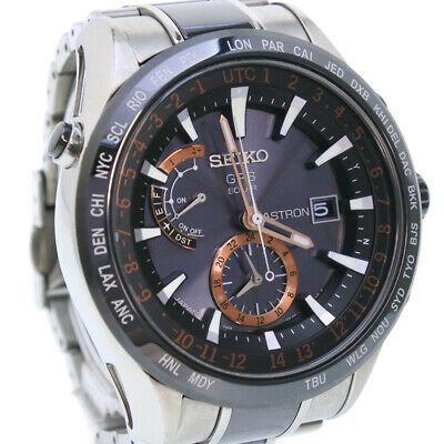 SEIKO SBXA015 7X52-0AF0 Astron Watches Silver/black titanium