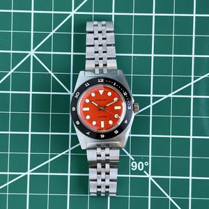 Zodiac Z02404 Sea Ghost Diver Watch VGUC, Orange bezel. Non