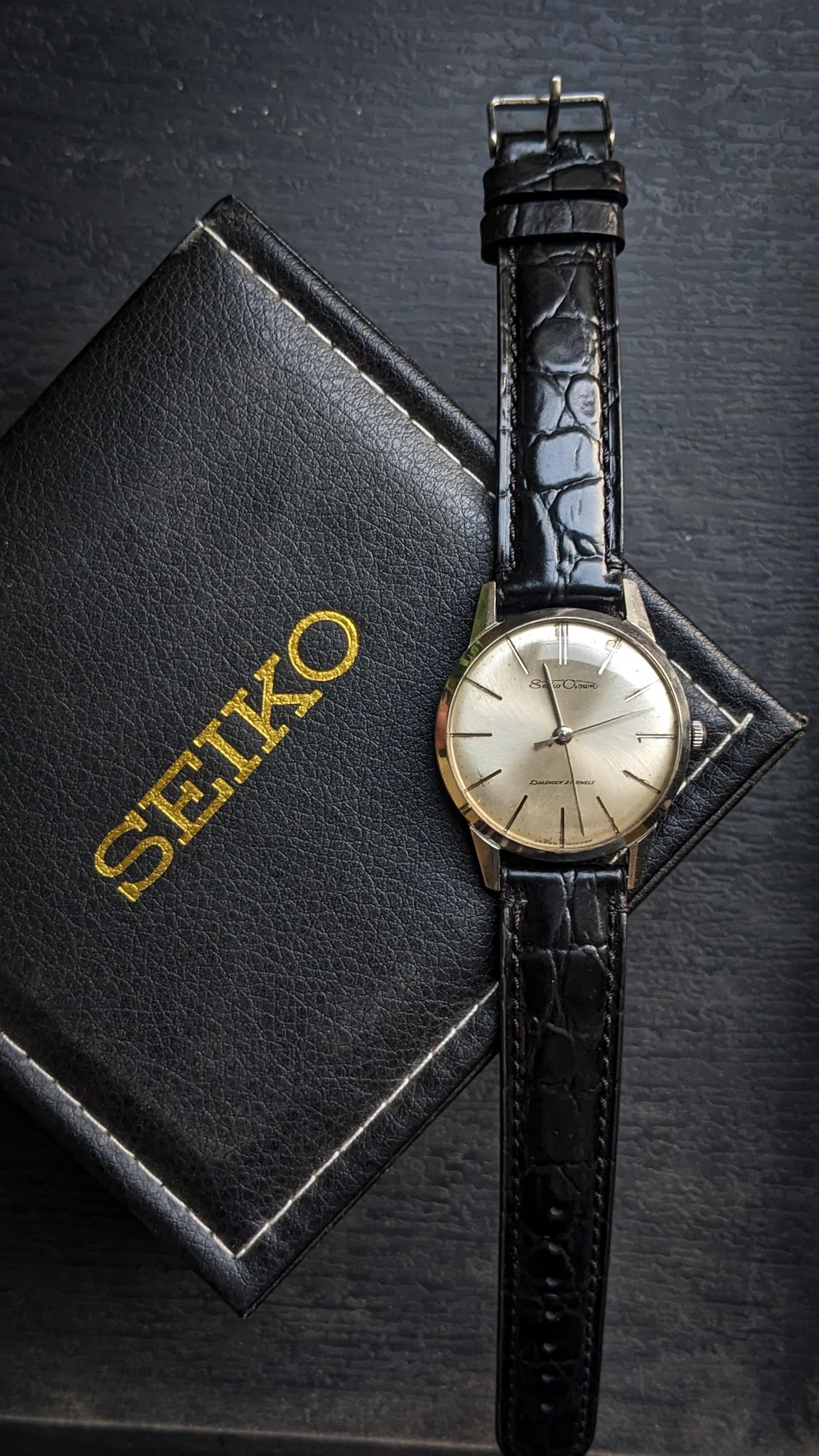 wts] 1960's Vintage Seiko Crown J14065 21 Jewels Manual Winding