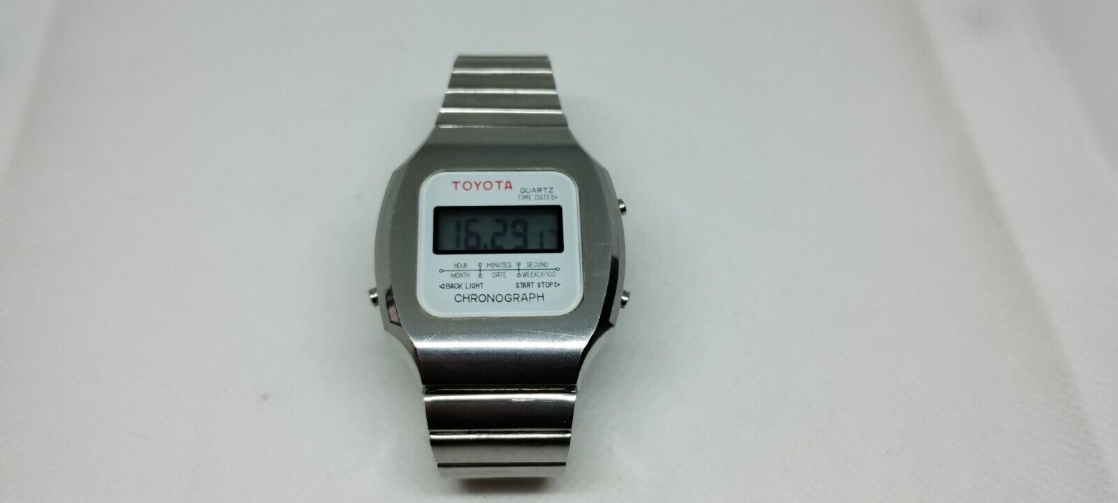 Vintage Digital Quartz watch Toyota Chronograph | WatchCharts