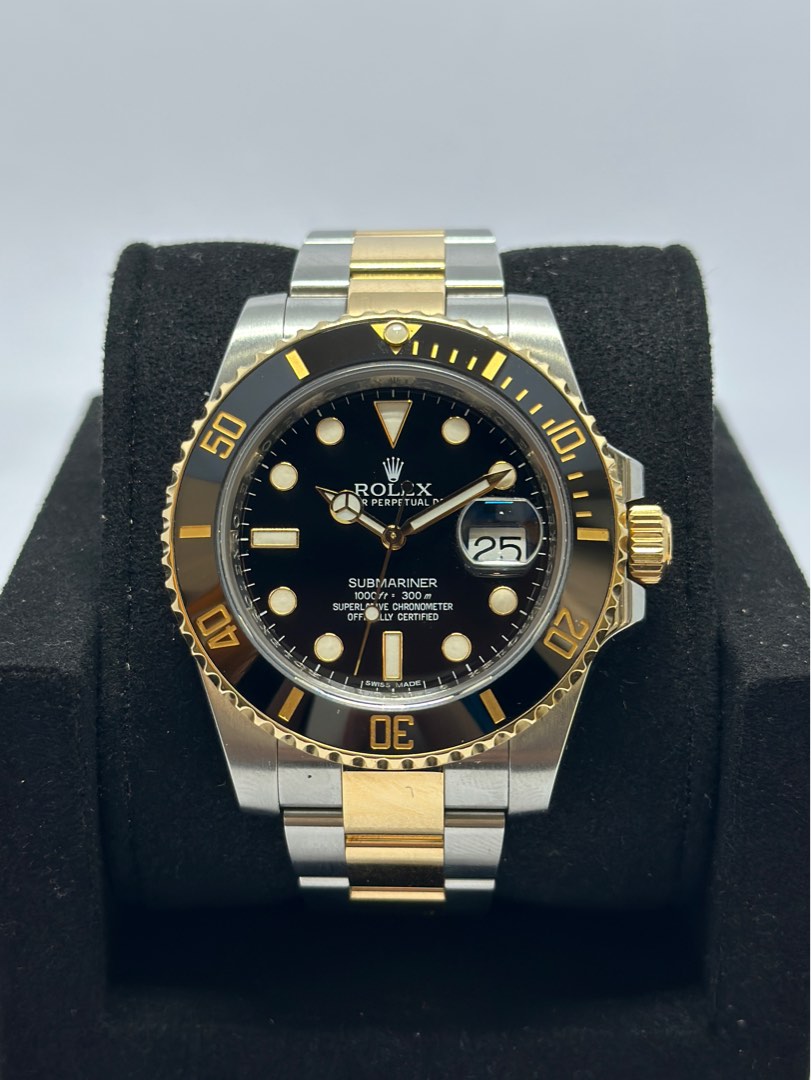 Submariner half gold online black