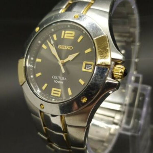 Seiko Coutura 7N42-0CH0 Sapphire Crystal Stainless Steel Men's Quartz