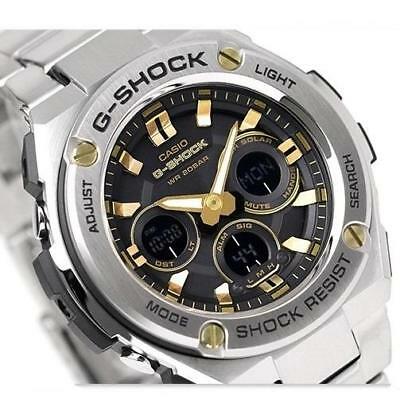 CASIO G SHOCK G STEEL GSTS310D 1A9 GST S310D 1A9 SILVER TONE STEEL BAND WatchCharts Marketplace