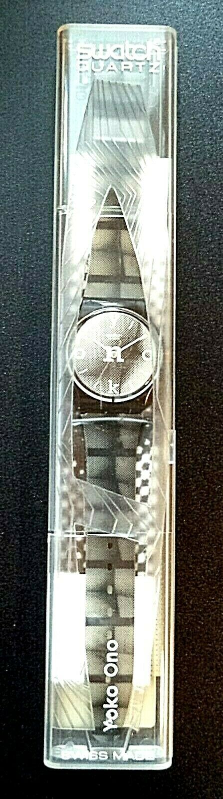 Yoko Ono Swatch Watch Film No. 4 GB168 LE Original Box, Paperwork