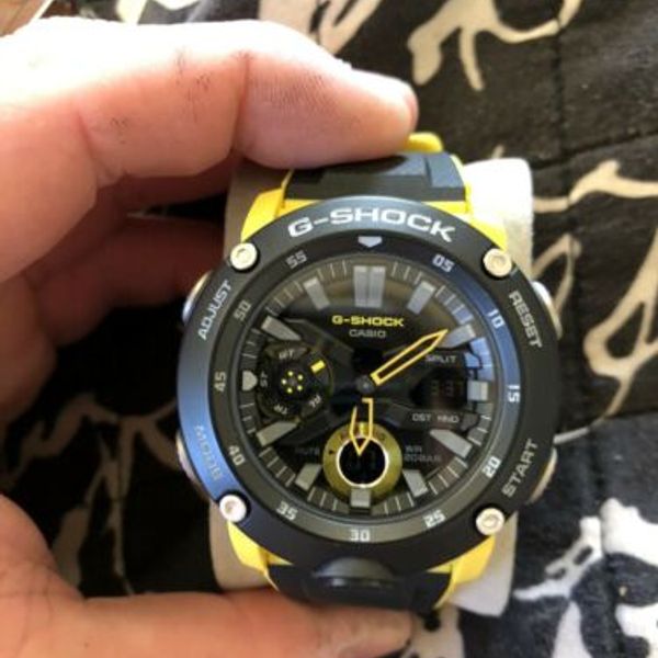 Casio GShock Carbon Core Guard Analog Digital Watch GA20001A9 Black
