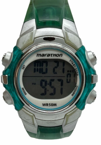 Timex Marathon T5K817 Indiglo 50M Water Resistant Quartz Digital Ladies Watch WatchCharts