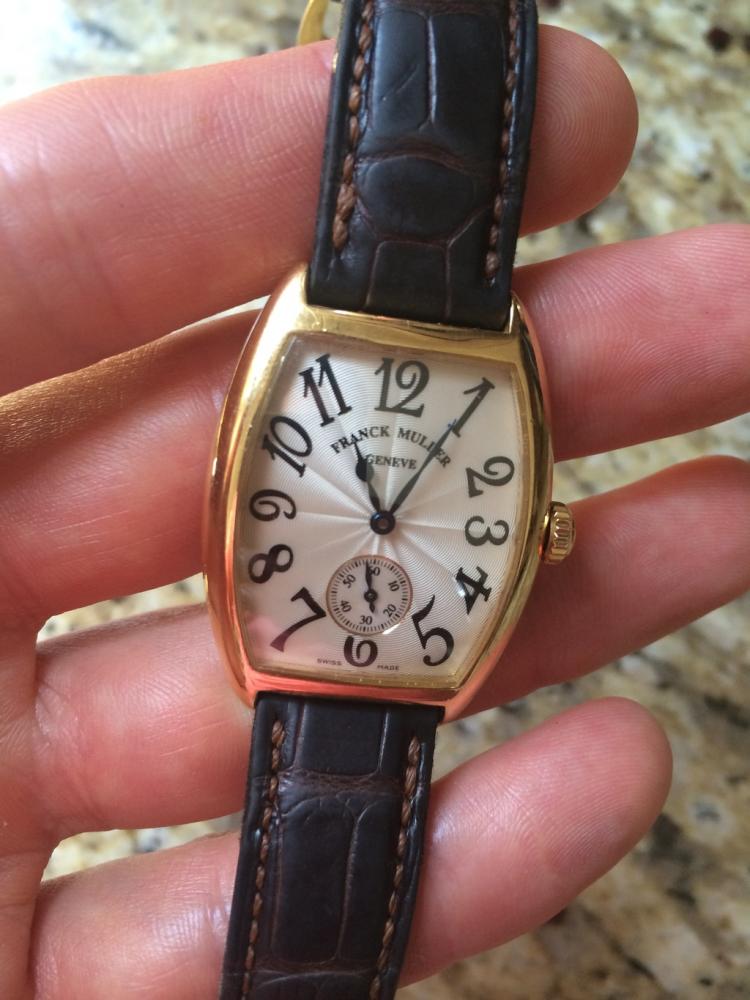 FS Franck Muller 18kt YELLOW GOLD REF 7500 S6 GREAT BUY