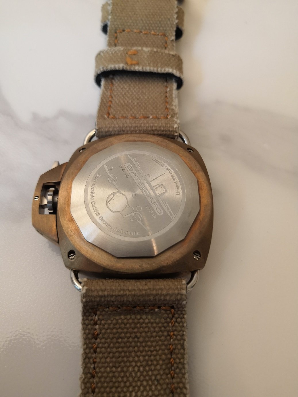 BATISCAFO Bronze Vintage Designer's Diver 45mm