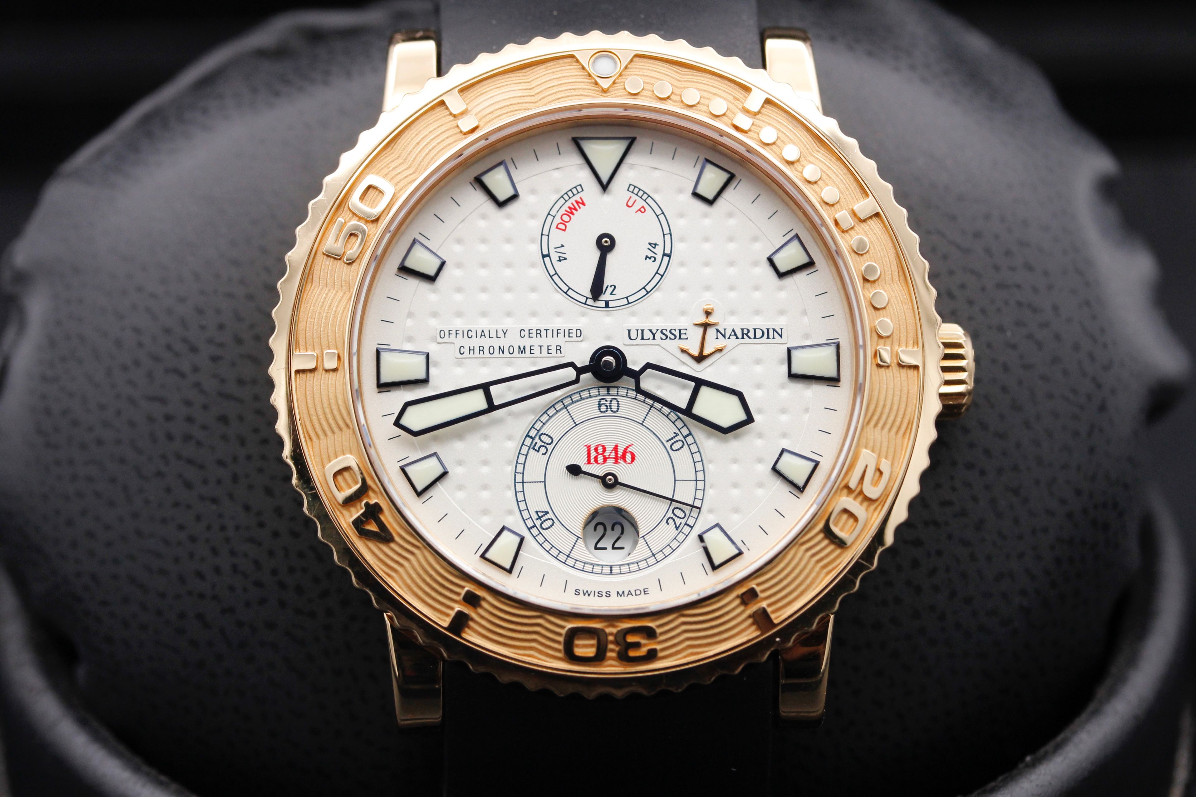 FSOT Ulysse Nardin Maxi Marine Diver 2103.30 White Yellow