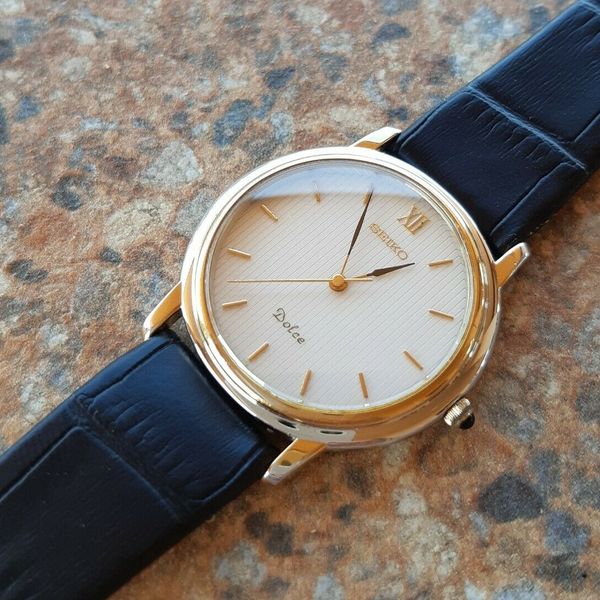 Seiko Dolce 5S21 6010 Quartz AUGUST 1991 Sweep Second Hand JDM