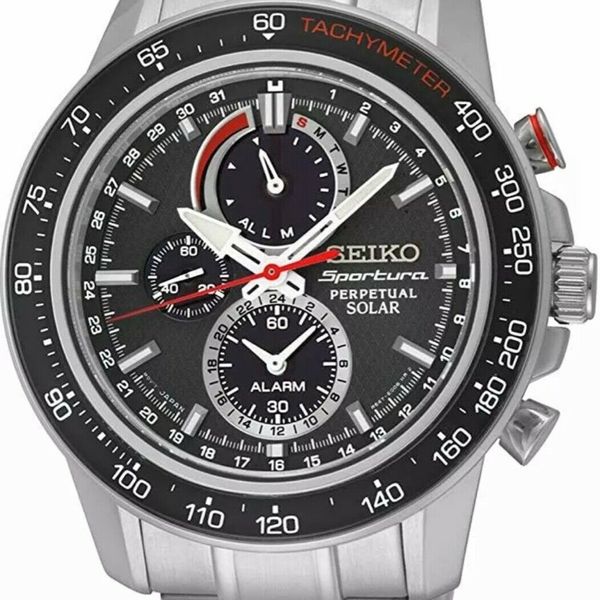 Seiko Sportura Men's Black Watch - SSC357‼️‼️〽️ | WatchCharts