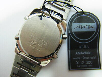Vintage Seiko Watch ALBA AKA W620-4130 AMAW001 With tag Excellent