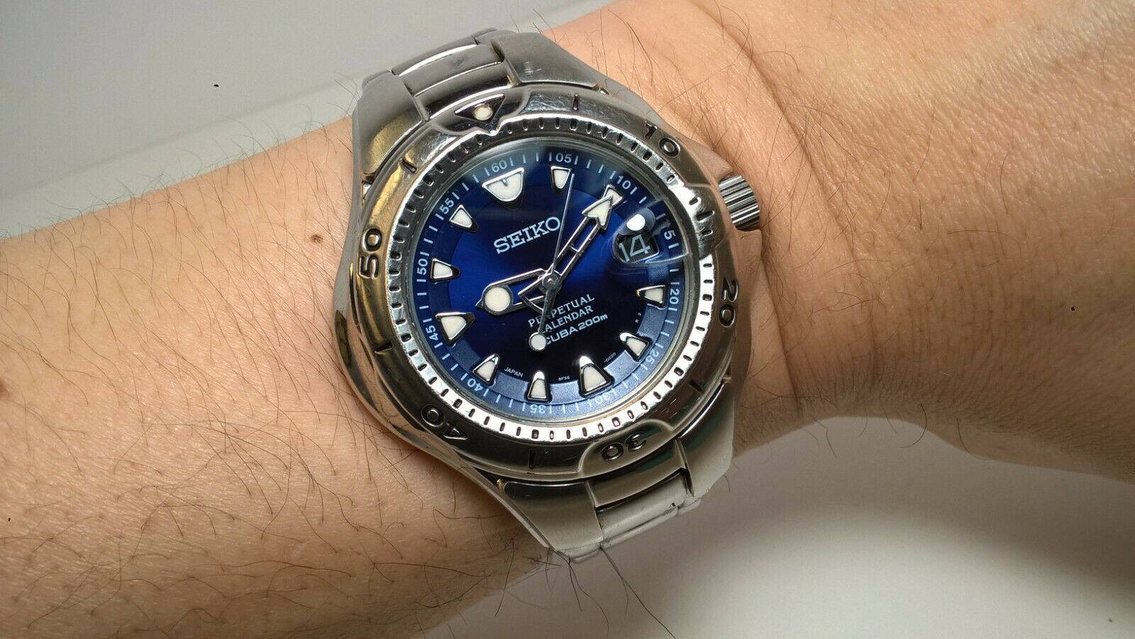 SEIKO 8F35-0030パーペチュアルカレンダー Diver 200m - メルカリ