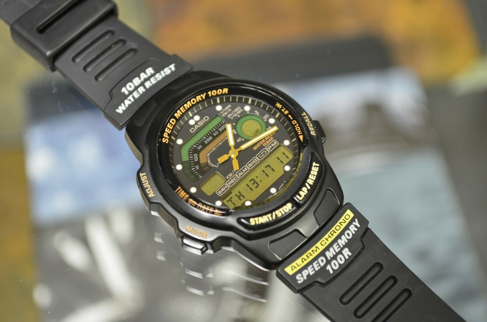 激レア CASI0 SPEED MEMORY AW-22 稼働 腕時計 レトロ 激レア