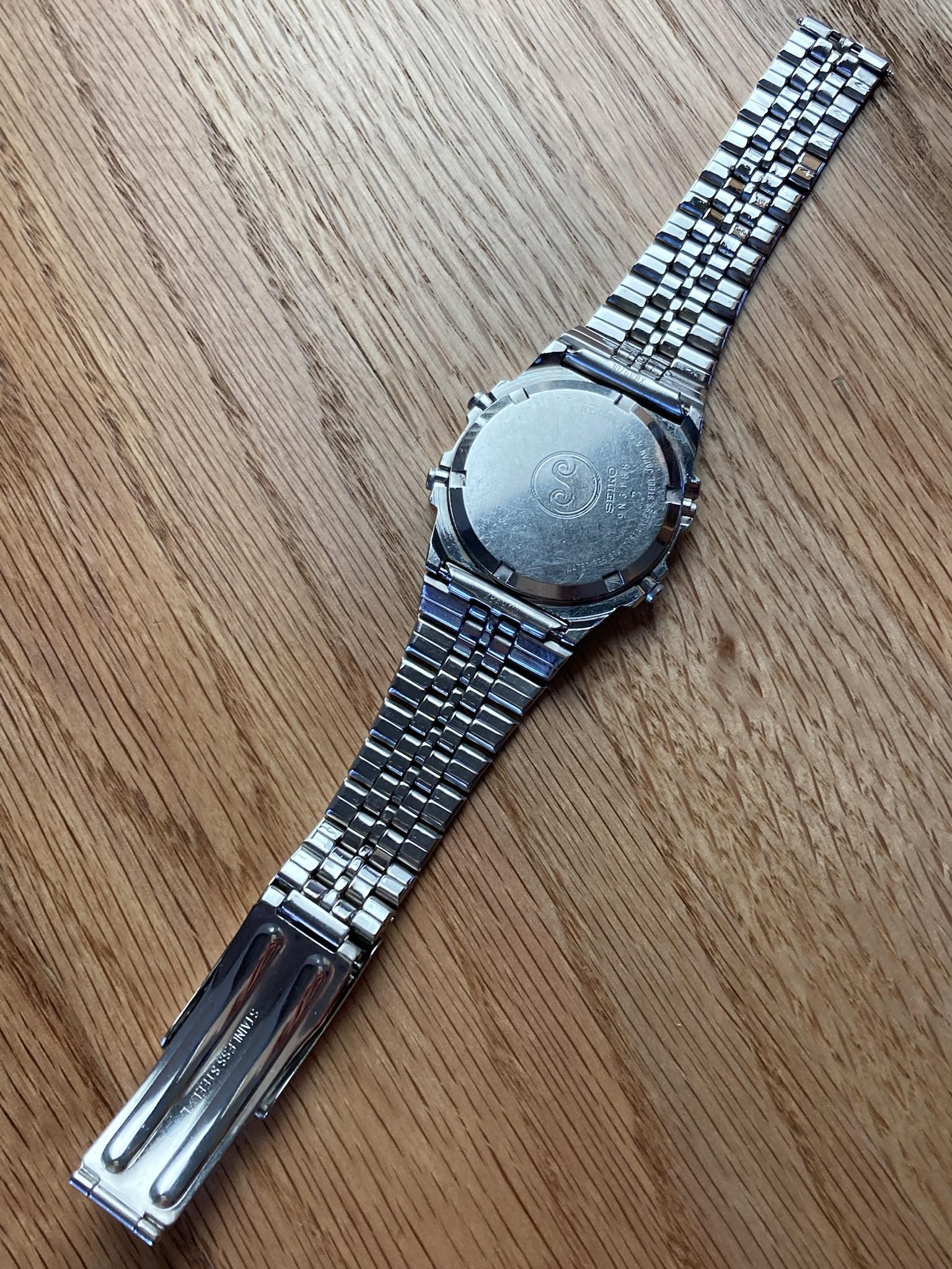 WTS] Nov 1979 Seiko A259-5090 Silver Wave - Serviced | WatchCharts