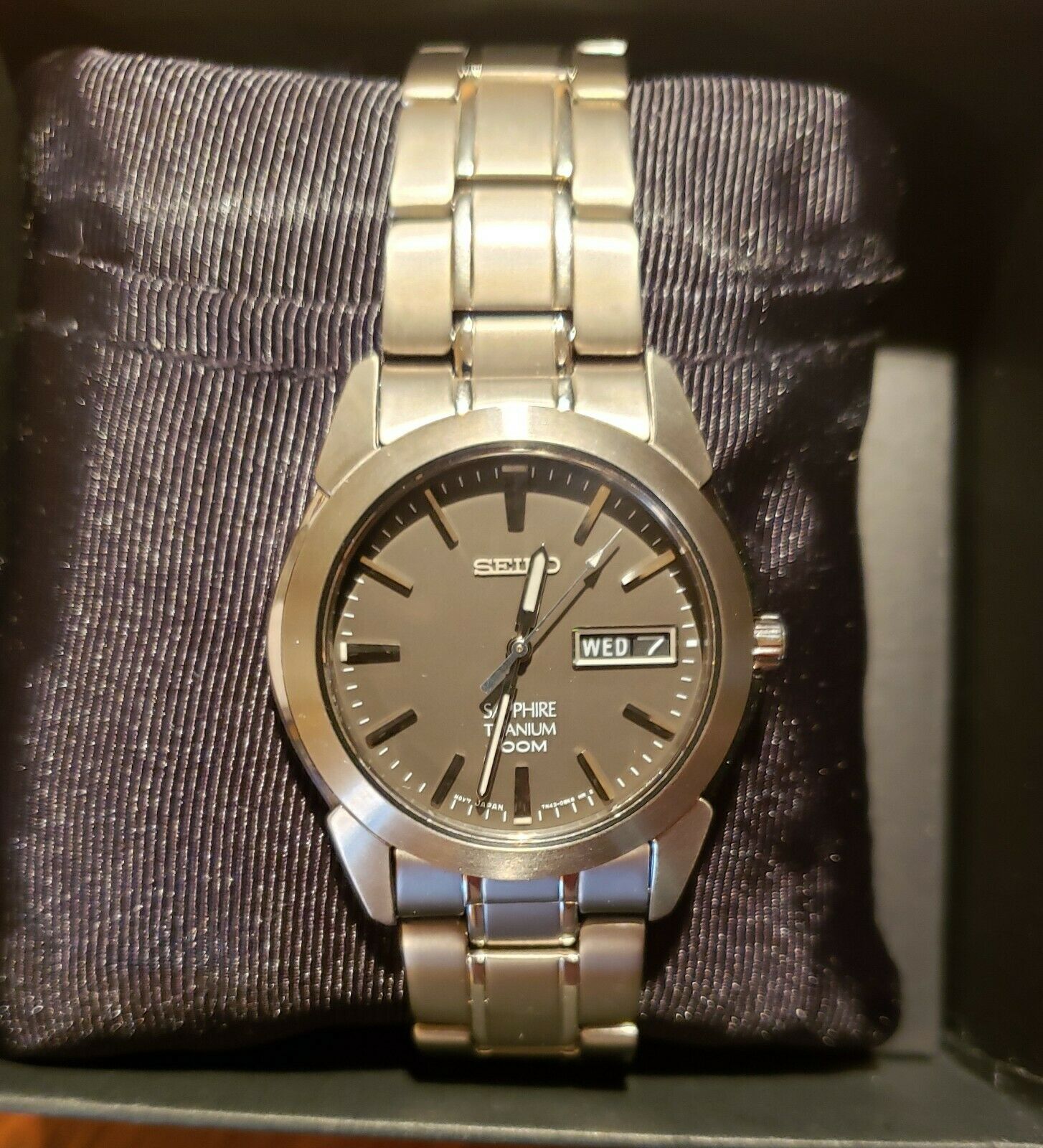 Rejse tiltale lige Gætte Seiko Titanium Sapphire - SGG731P1 Wrist Watch for Men - ANIB | WatchCharts