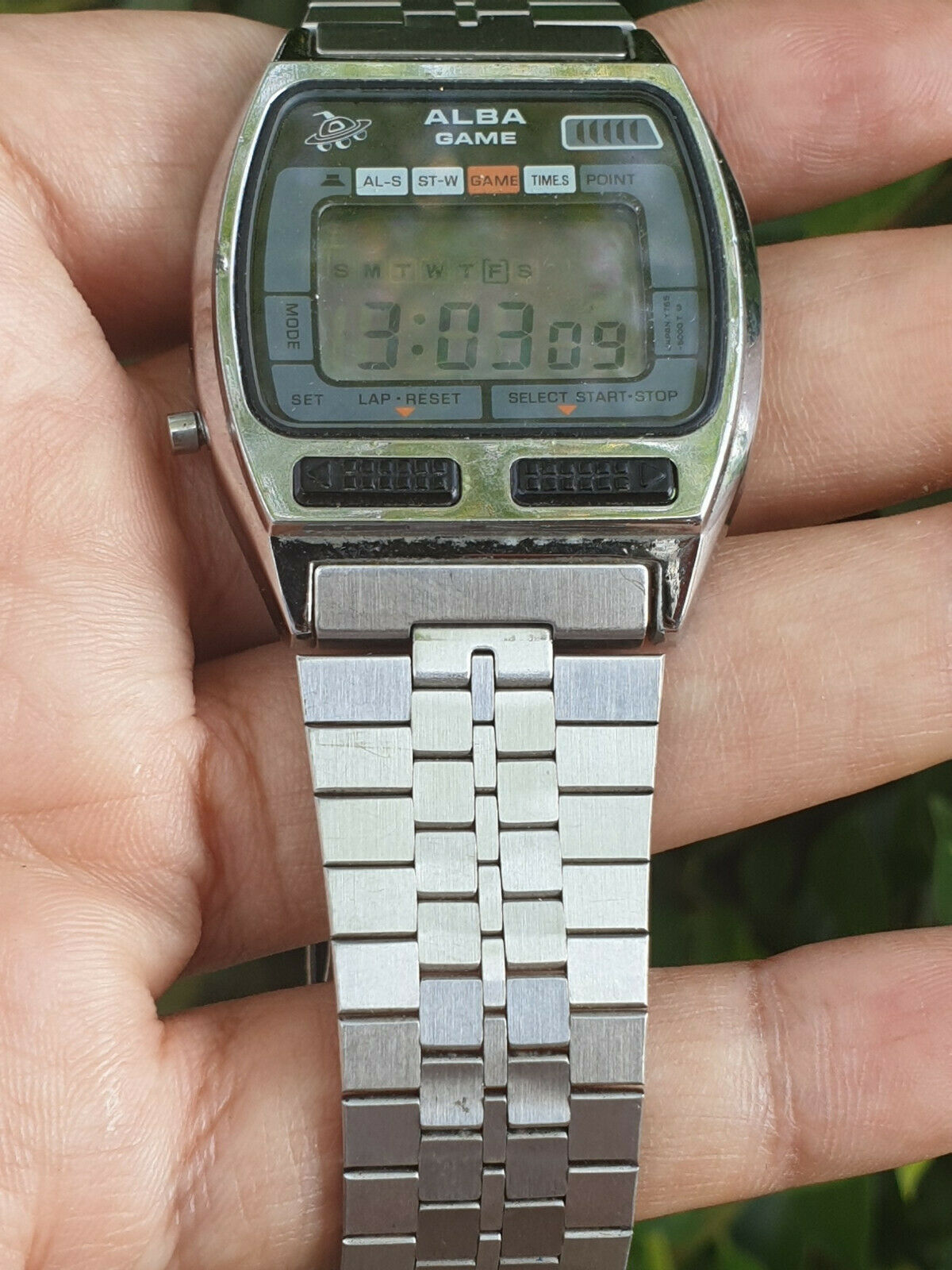 ★希少 80s SEIKO ALBA Alarm Chrono-Game 腕時計 SEIKO ALBA V252 VINTAGE QUARTZ WATCH | Artizen Store