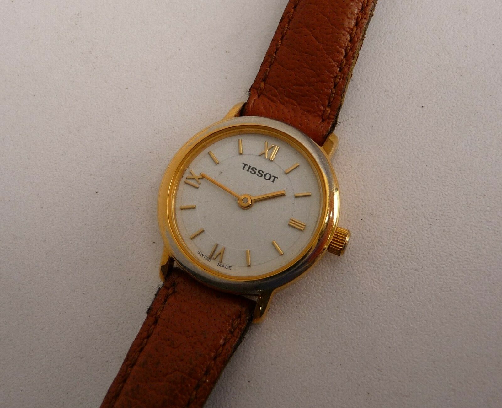 TISSOT Ladies Gold Plated Quartz Watch C225K | WatchCharts