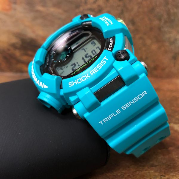 casio frogman blue
