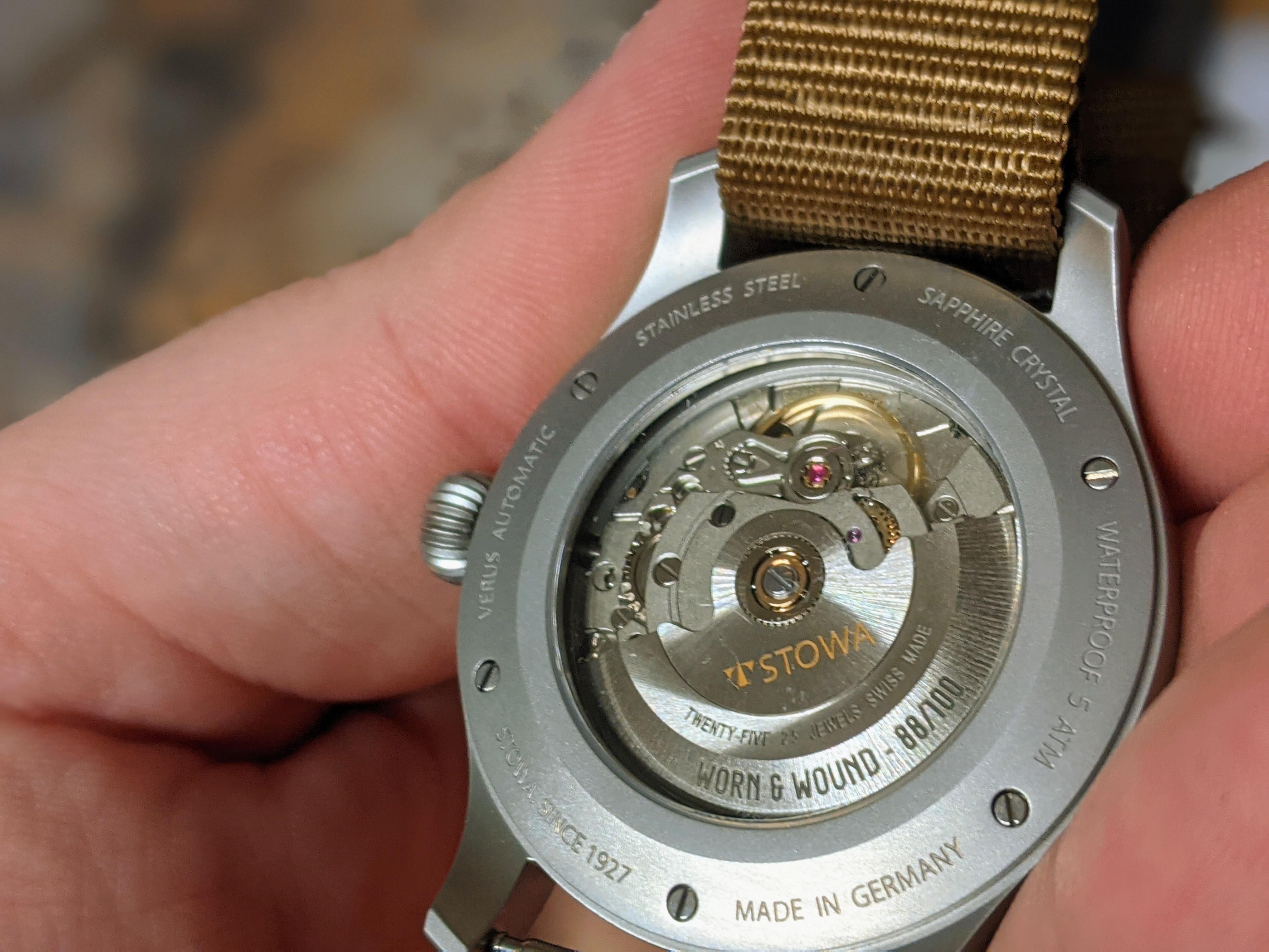 Stowa worn clearance and wound