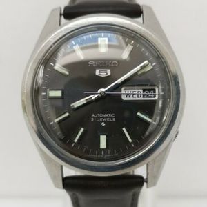 Vtg 1969 Seiko 5 Automatic 6119-8083 Gents 21 Jewel Gents Wrist Watch Brown  Dial | WatchCharts