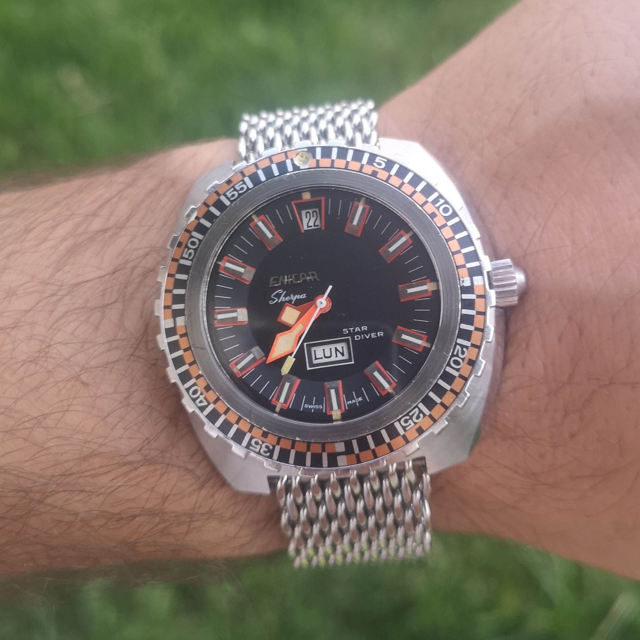 Enicar Sherpa Star Diver vintage | WatchCharts Marketplace