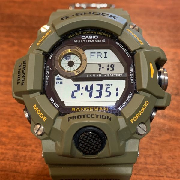 G-SHOCK GW-9400-3CR オリーブグリーン Casio gw 9400 g - Gem