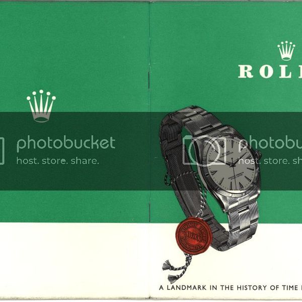 FS Extraordinary Rolex Catalogue from 1962! WatchCharts Marketplace