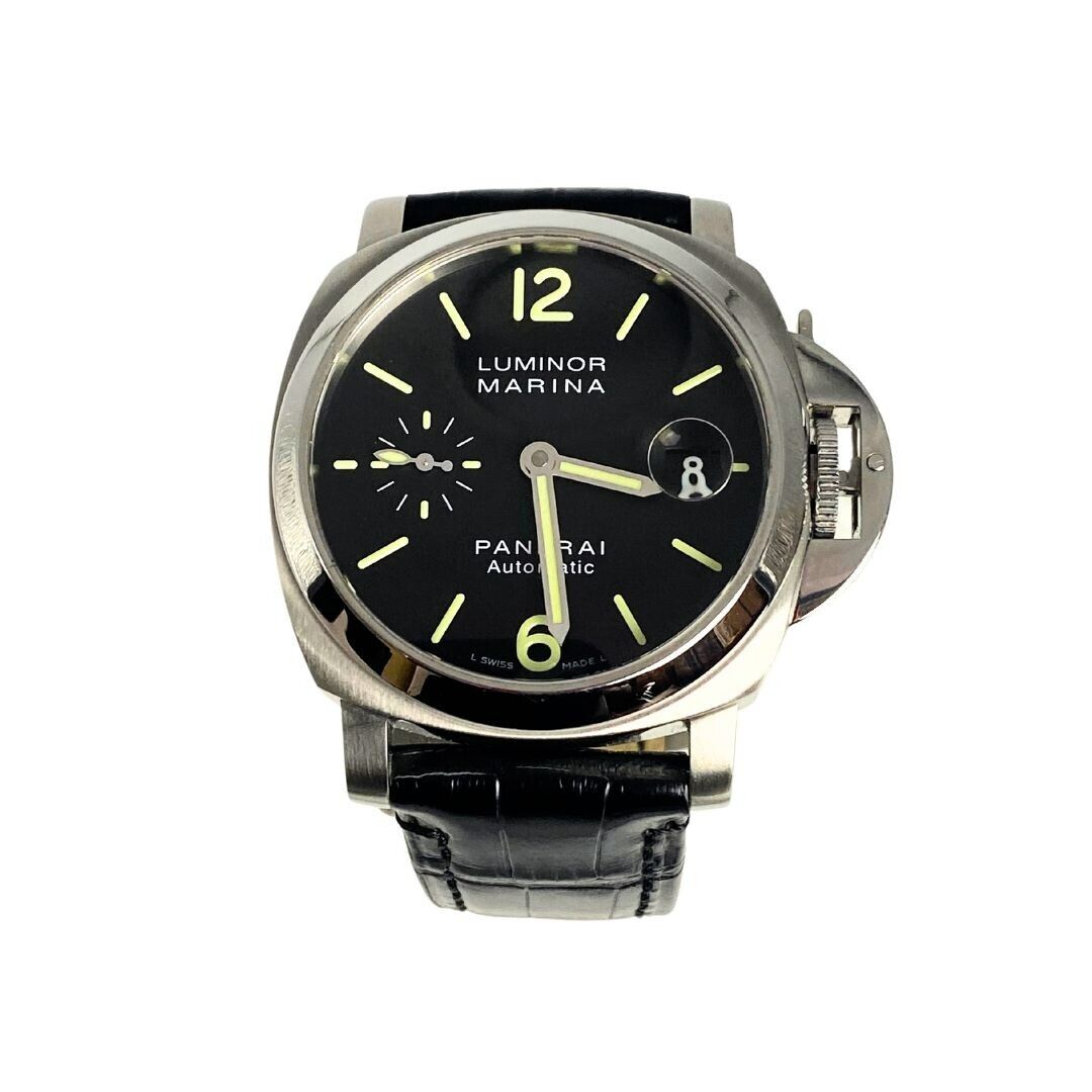 Panerai PAM 48 Luminor Marina 40mm with Black Leather Outer Box