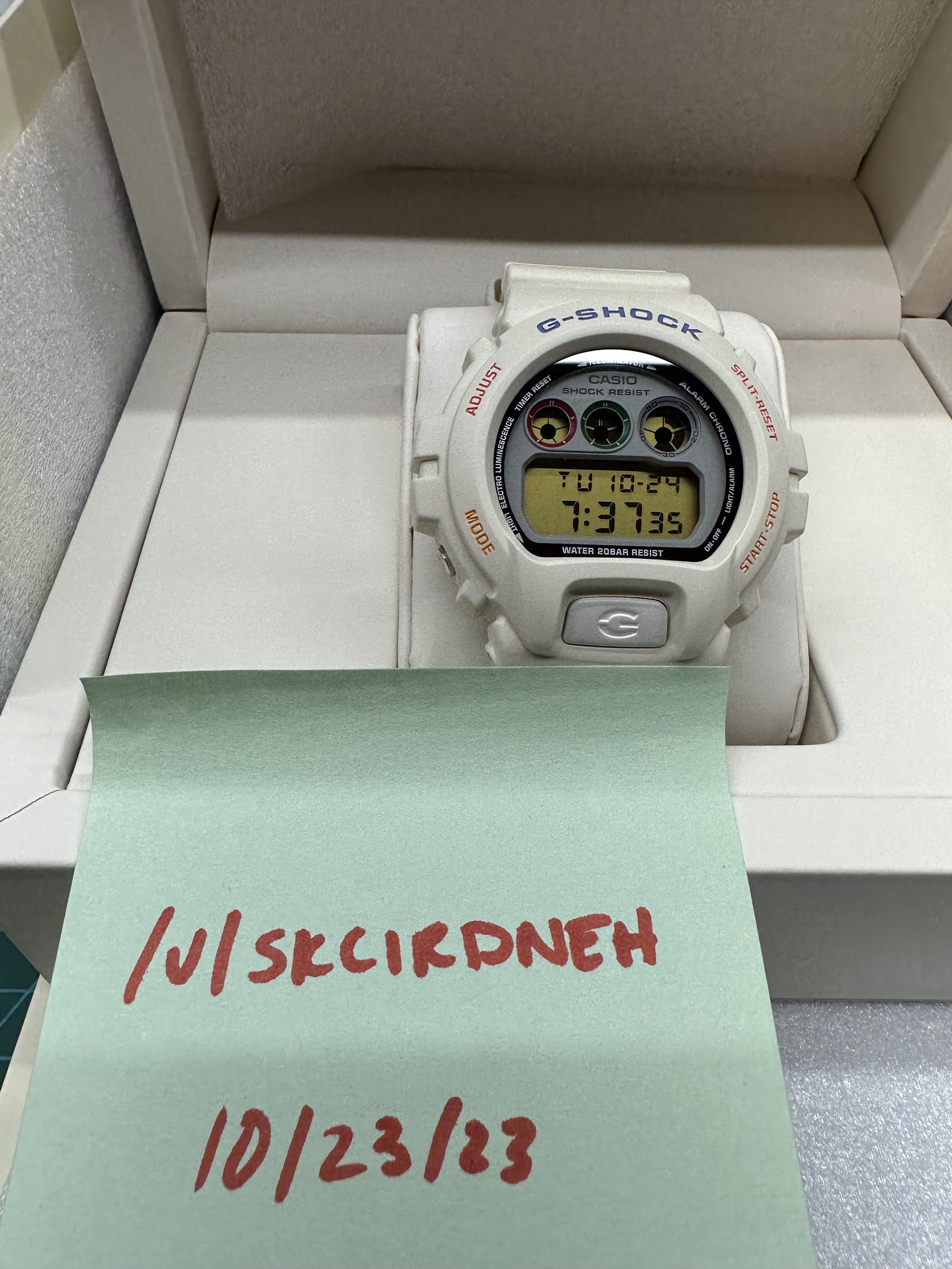 WTS] BNIB G-SHOCK Hodinkee Ref. 6900-PT80 By John Mayer | WatchCharts