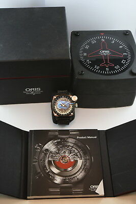 Oris BC4 Blue Eagles Limited Edition Mens Watch 24 Hour Ref 01 653