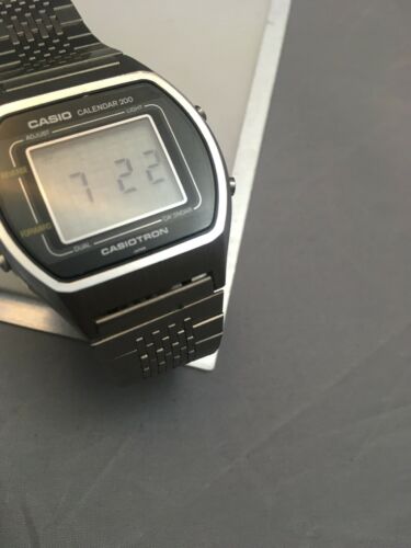 Casiotron Calendar 200 Made In Japan 47cs-23 Digital LCD Vintage Watch |  WatchCharts Marketplace