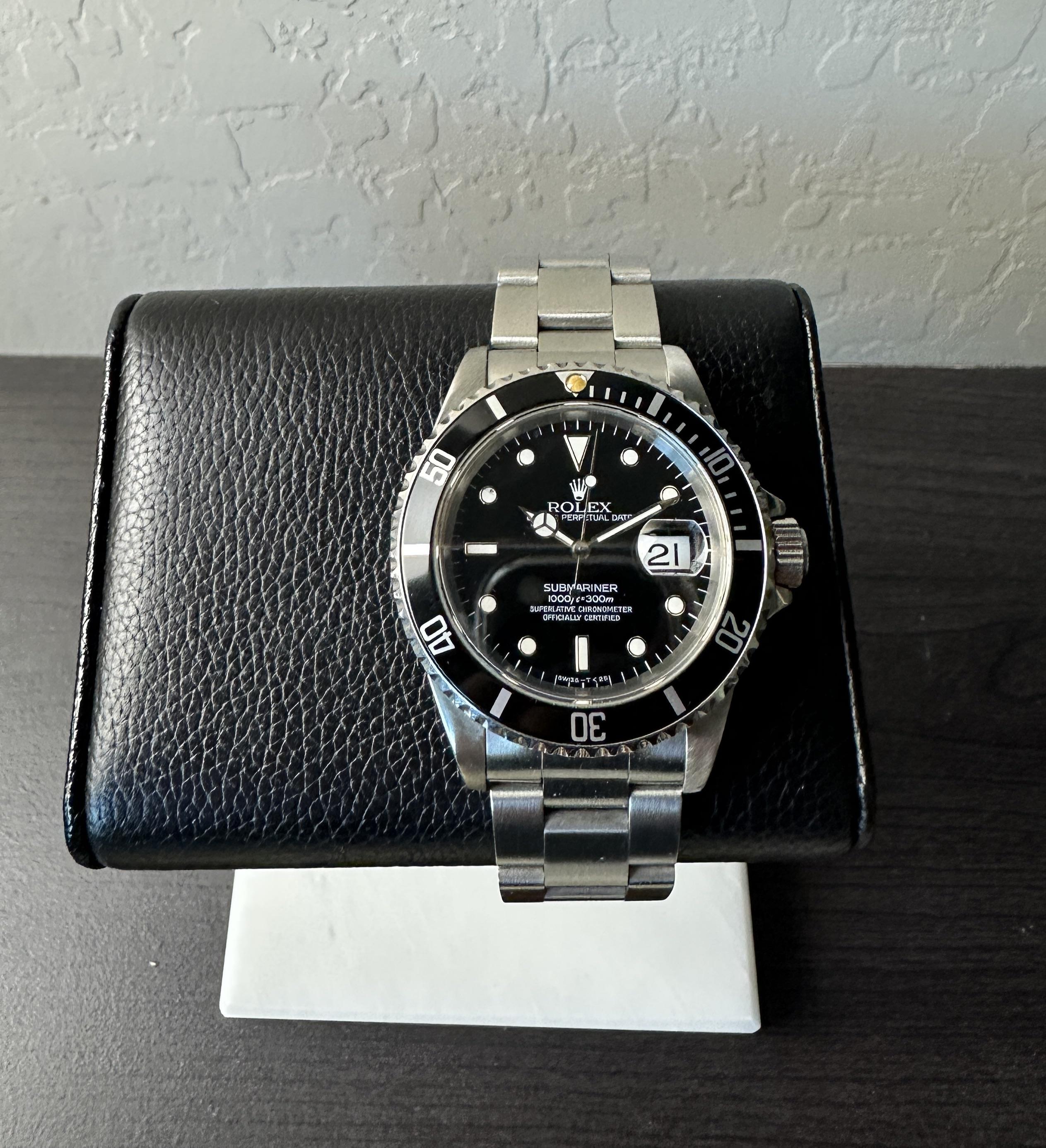 WTS 1996 Rolex Submariner 16610 Recently serviced Full Set