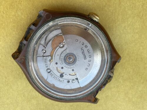 Eta 2842 Automatic Movement Watch Swatch AG 1995 Skeleton Dial