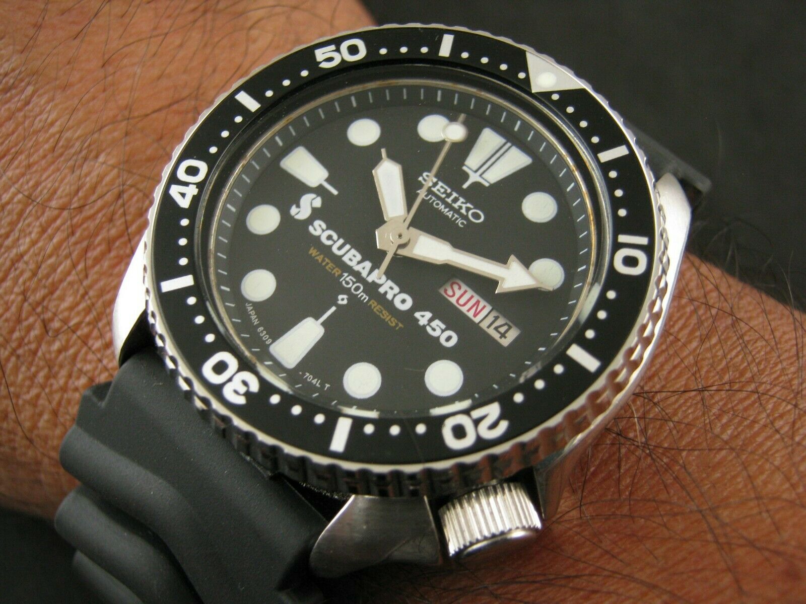 Classic SEIKO 6309-7290 Modified SCUBAPRO 450 Dial Nice Collection |  WatchCharts