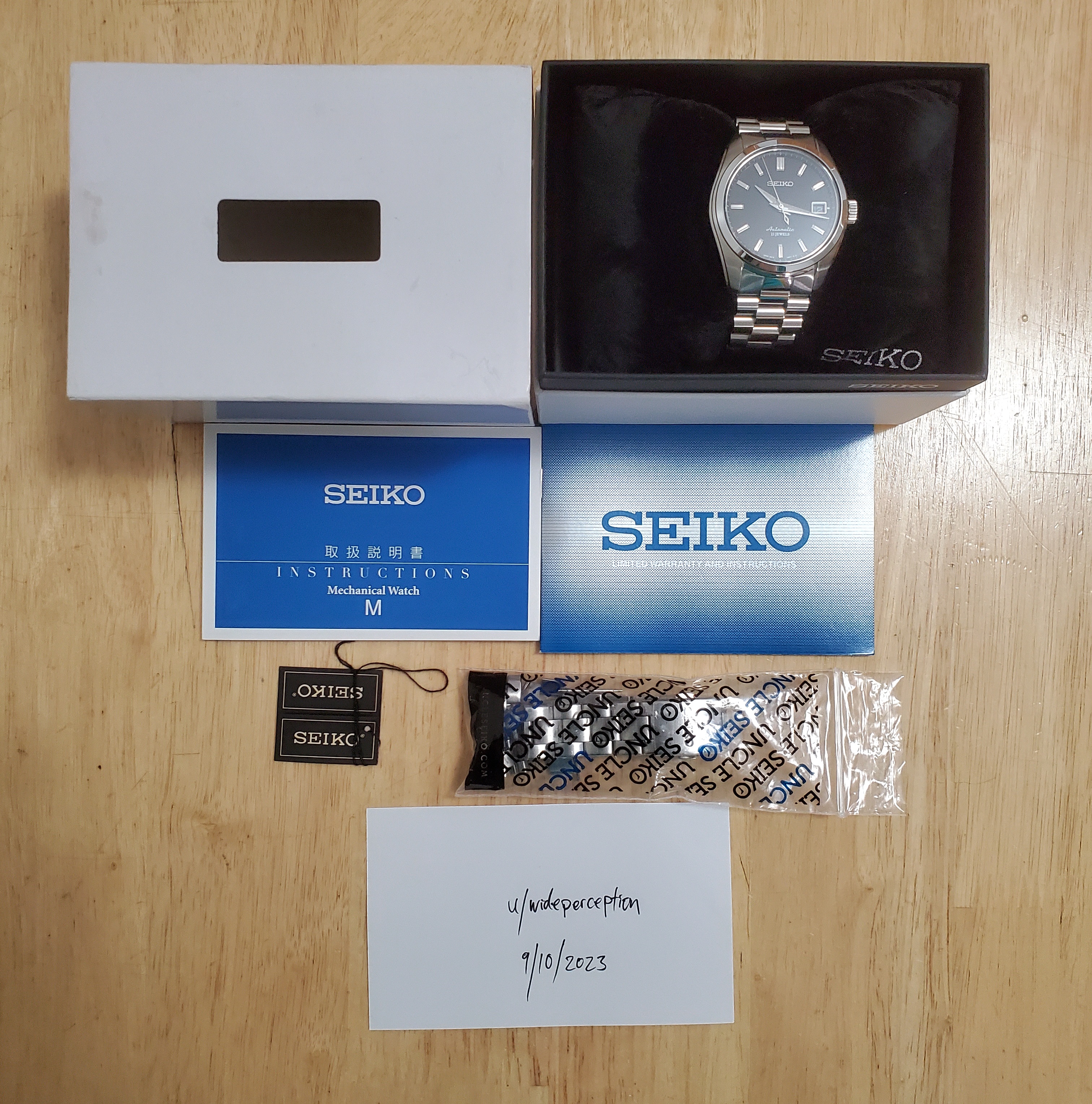 Uncle seiko president discount sarb033