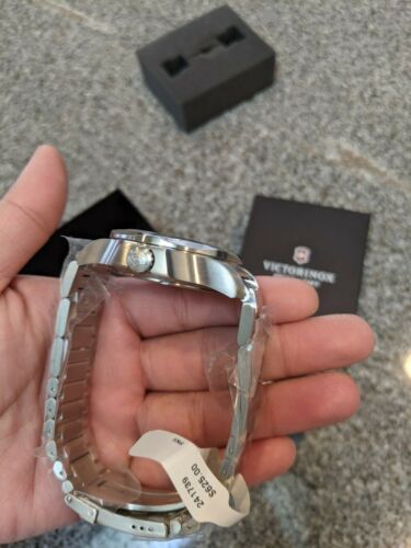 NEW Victorinox Swiss Army I.N.O.X. Grey Dial Stainless Steel Men's