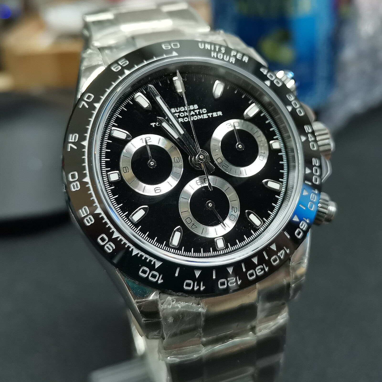 Sugess製Top chronometerデイトナ116500オマージュ - 時計