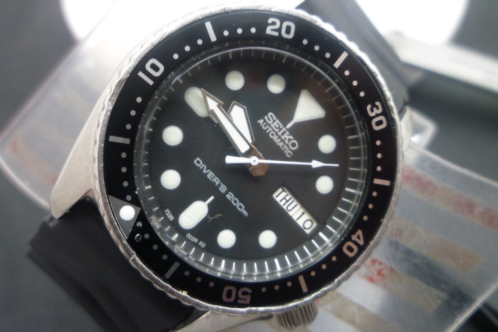 Mens 38mm SEIKO 200m Diver 7S26 0030 Automatic 21j SKX013 Watch