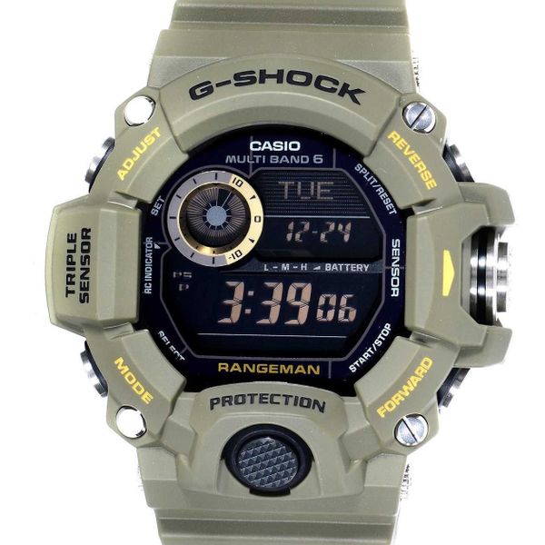 FS: Casio G-Shock RangeMan Digital Green Resin SOLAR Watch GW9400 ...