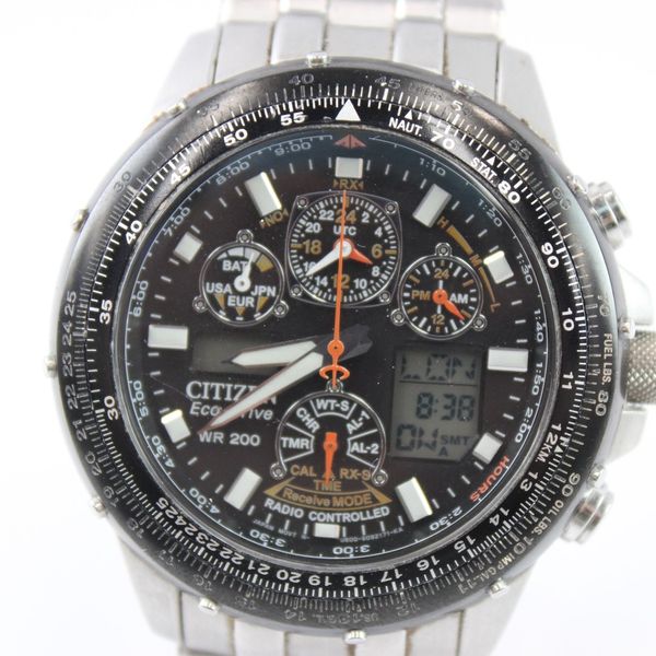 CITIZEN ECO-DRIVE A-T Skyhawk Radio-Controlled U600-S041341 Mens Watch - Foto 10
